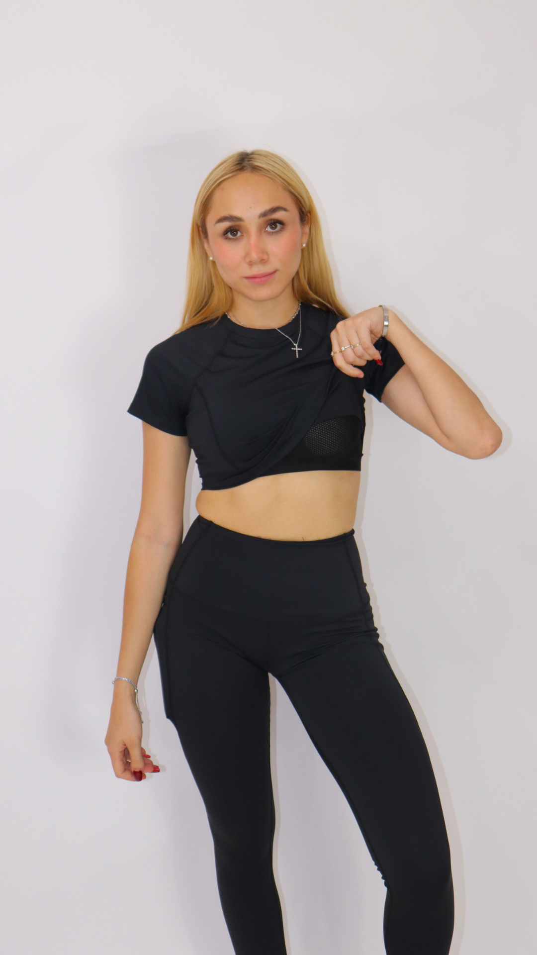 LEGGINS LU - YOGA FLEX - NEGRO