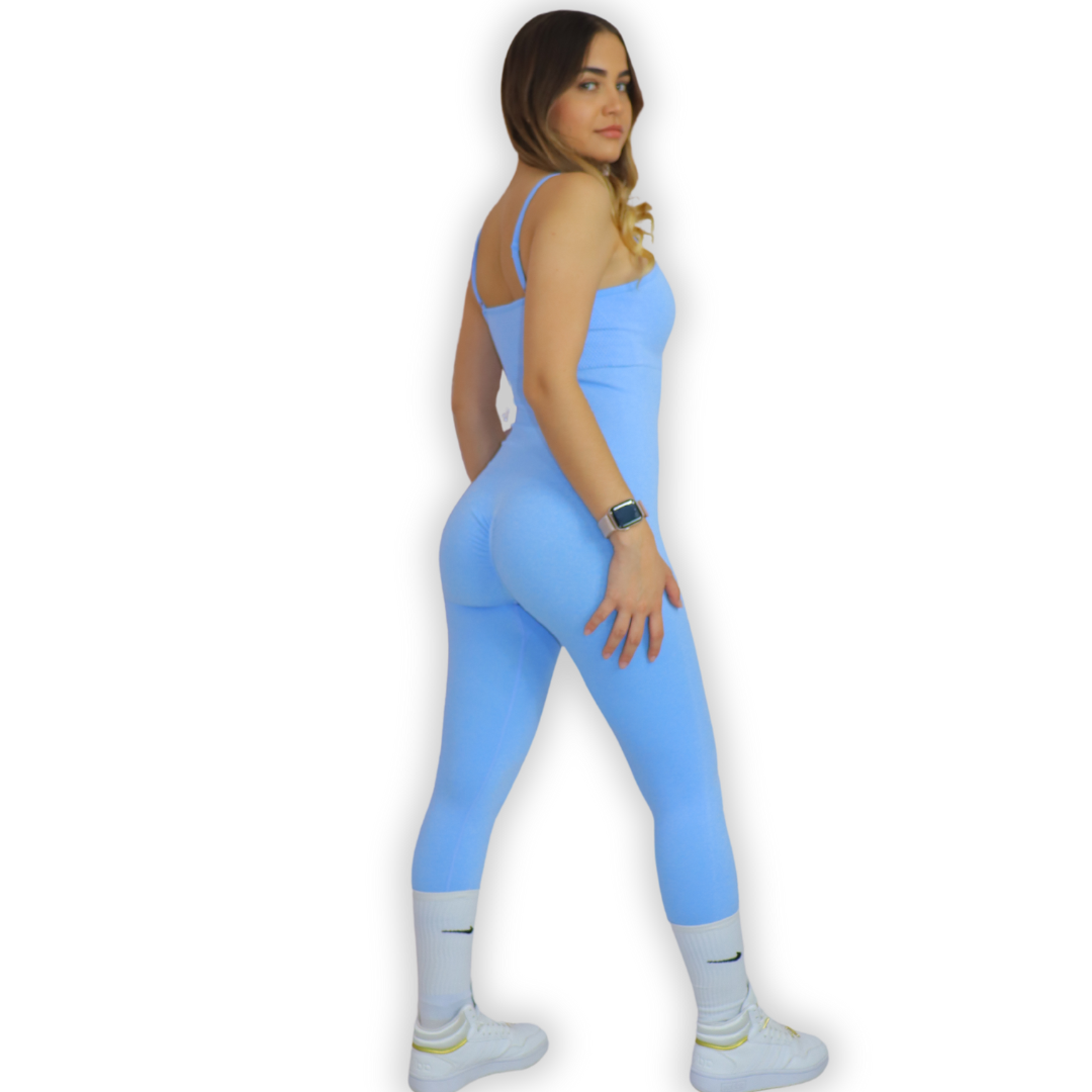 Jumpsuit body seamless - Baby blue