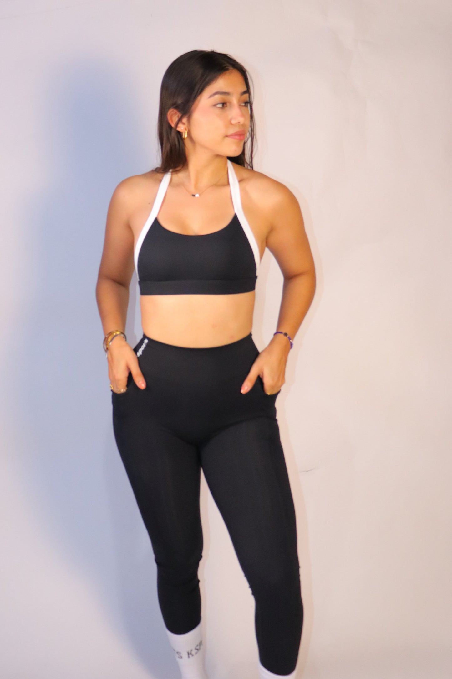 Set Twin de top corto y leggins