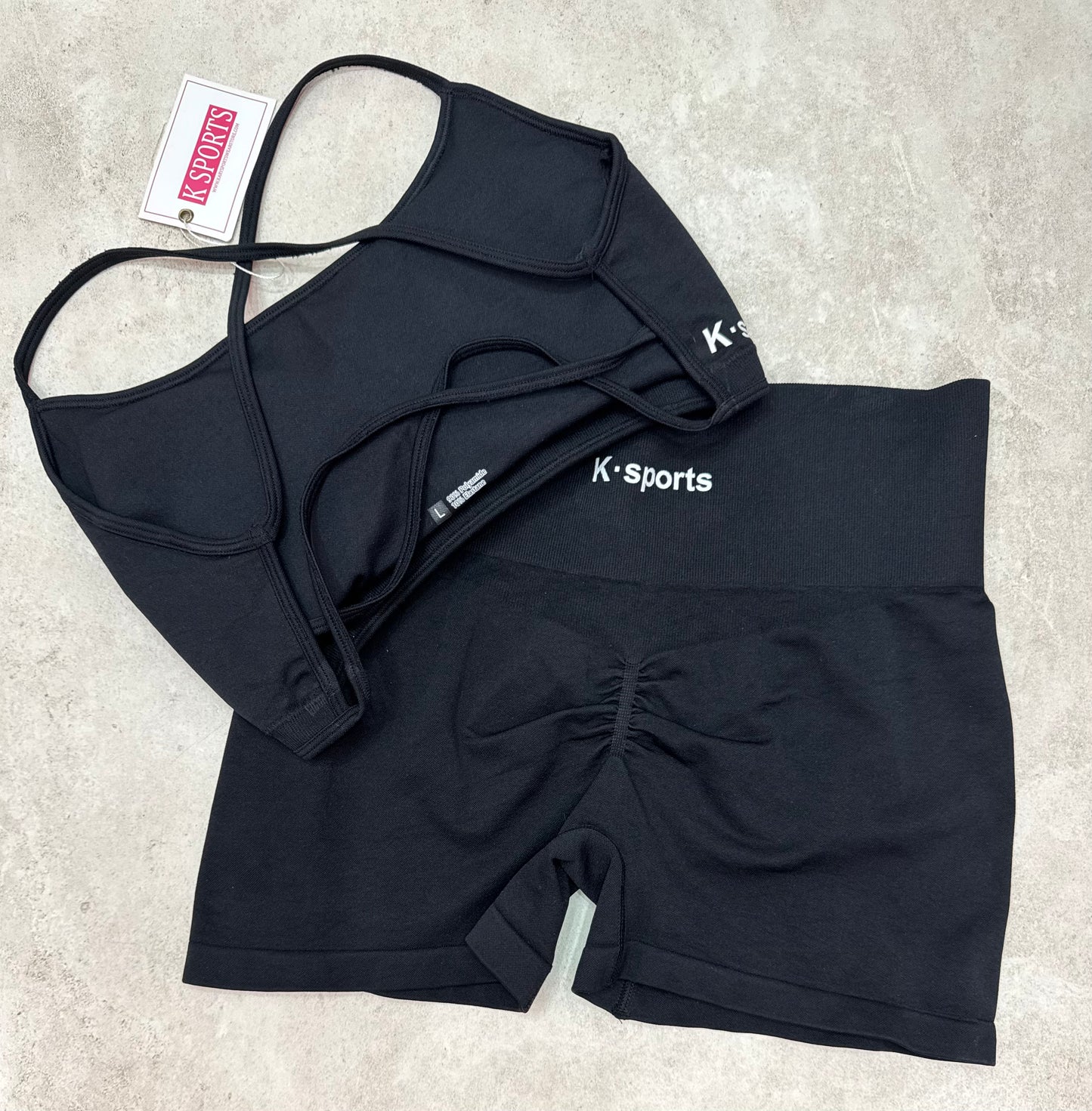 SET CRYSTAL SEAMLESS NEGRO