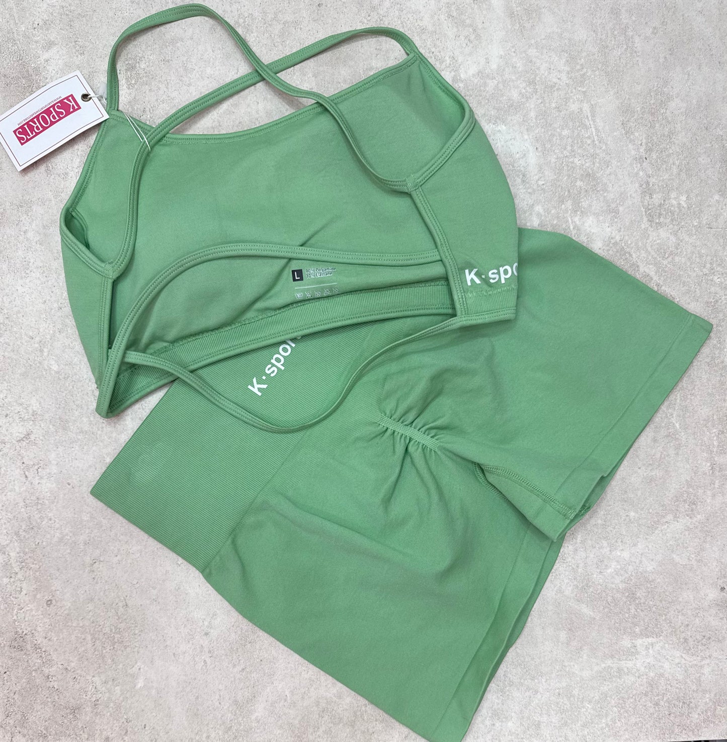 SET CRYSTAL SEAMLESS VERDE