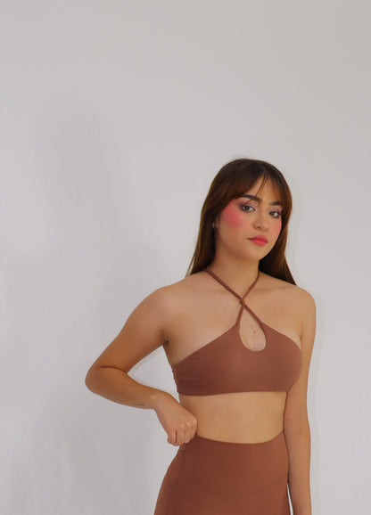 Top Mía - Marrón