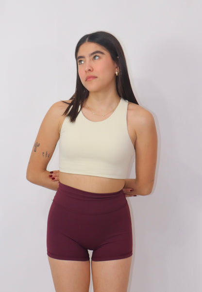 Top Raiza asimétrico