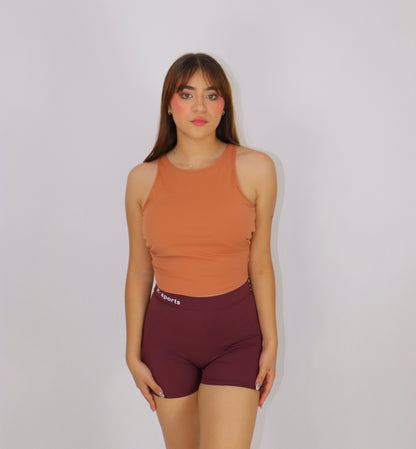 TANK TOP ADJUST- Terracorta