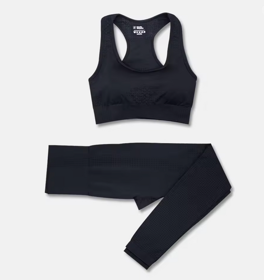 Conjunto seamles - Negro Mate- Vital seamless