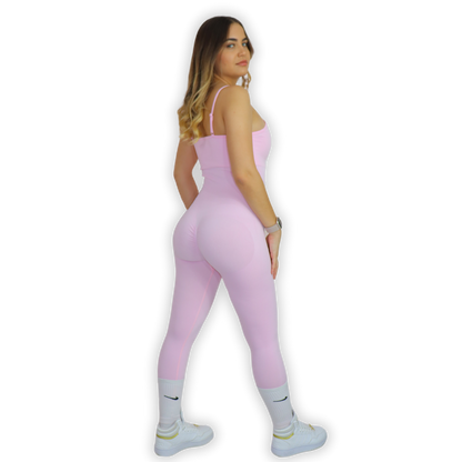 Jumpsuit body seamless - Baby pink