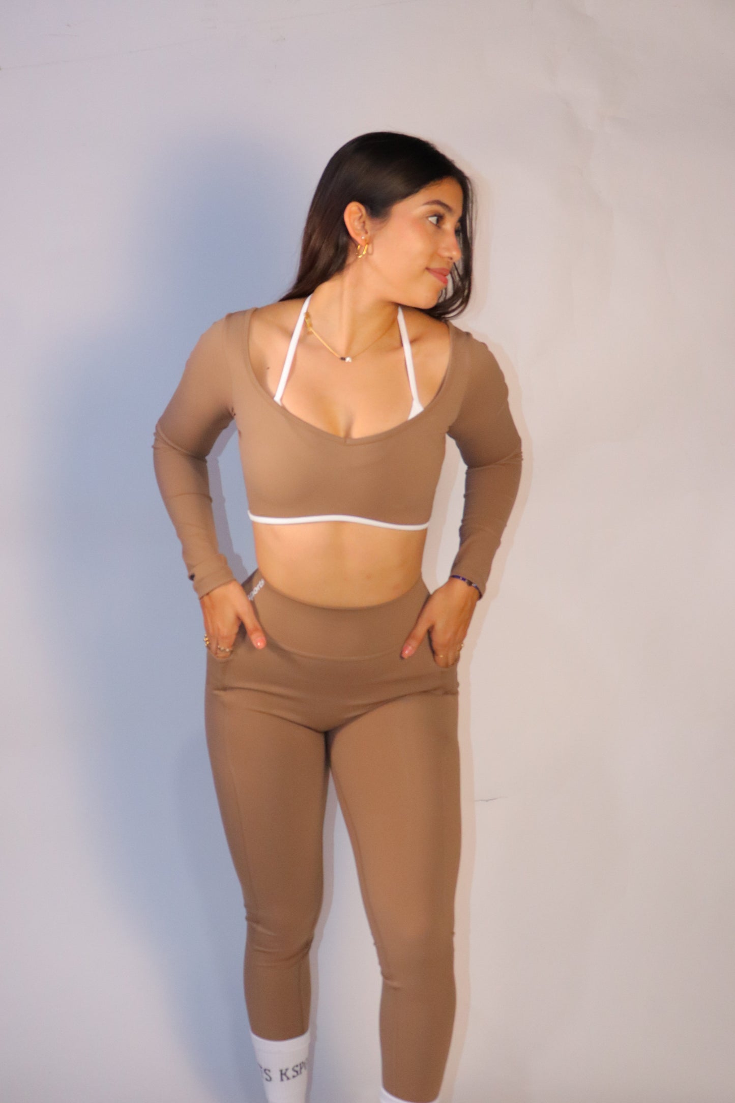 Set Twin manga larga y leggins