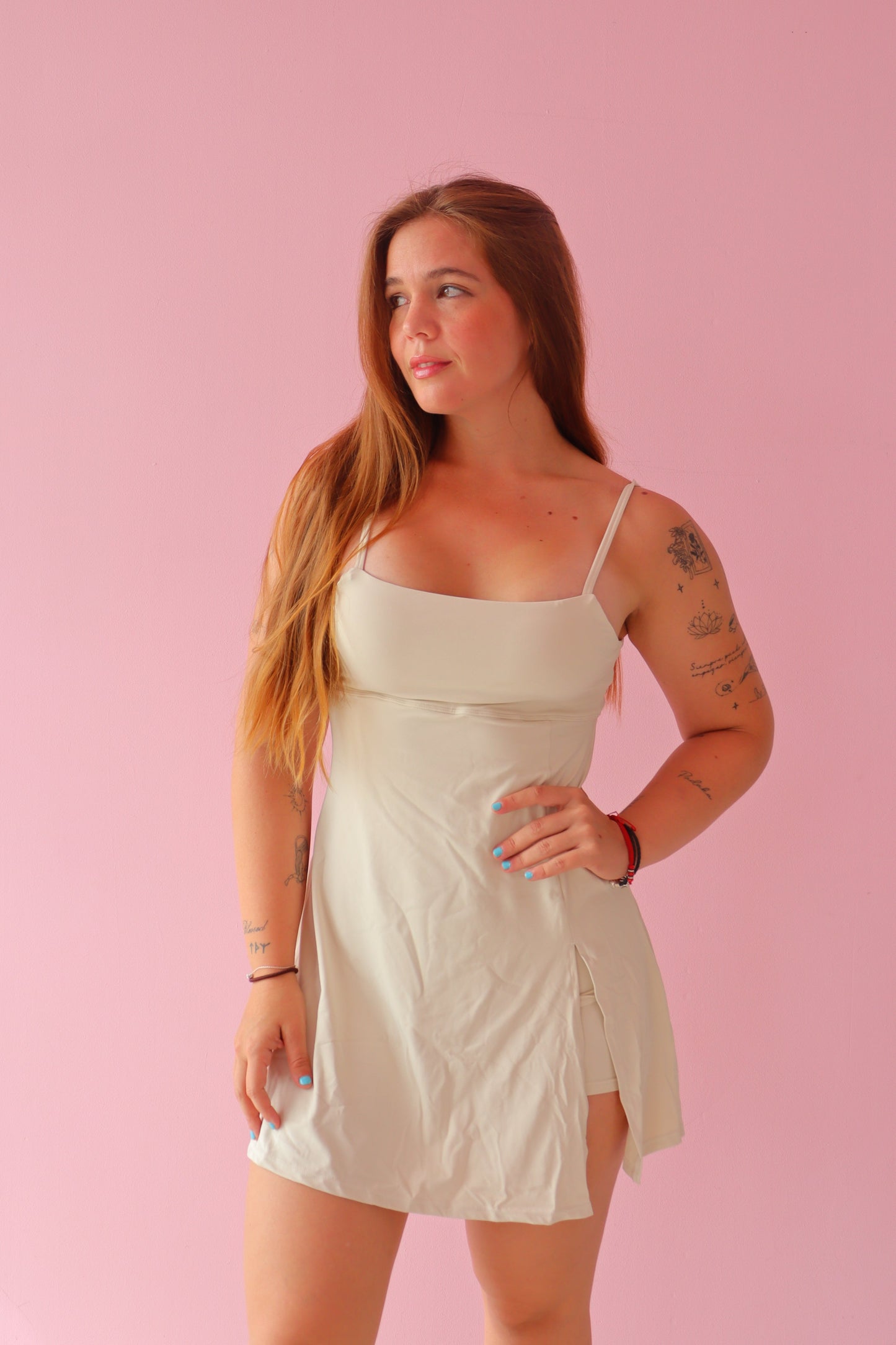 vestido All Dress- Cream