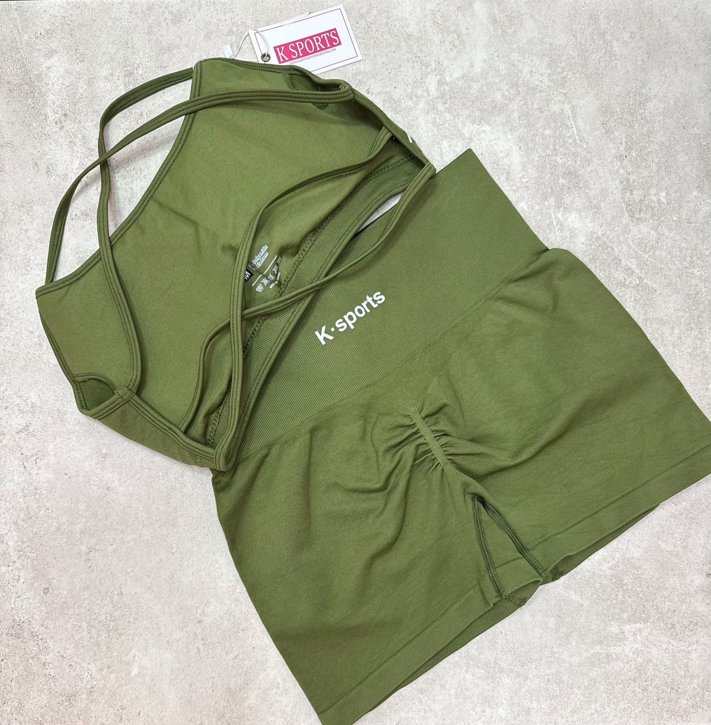 SET CRYSTAL SEAMLESS VERDE HUNTER