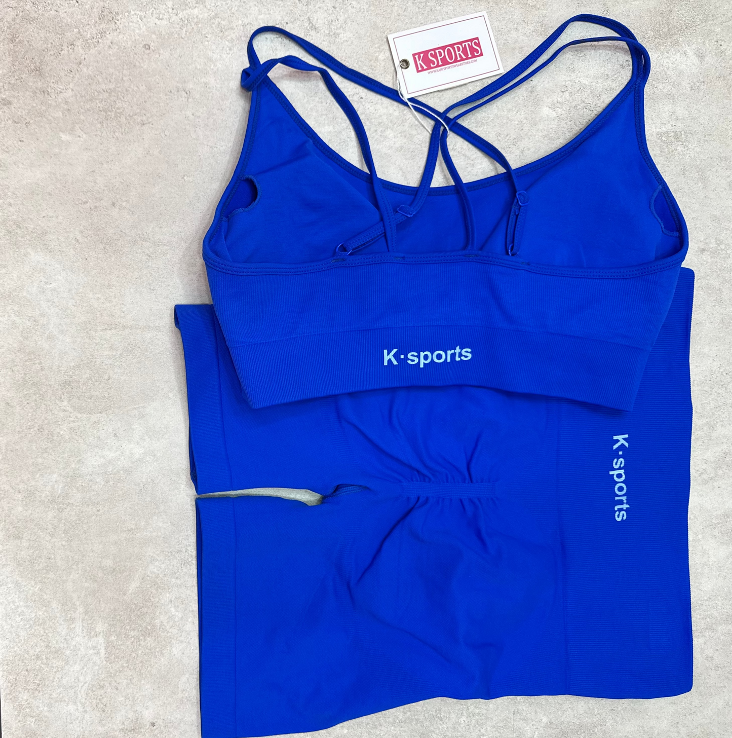 Conjunto deportivo seamless Sprip AZUL