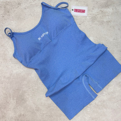 Body  Enterizo Seamless - Bloom Azul