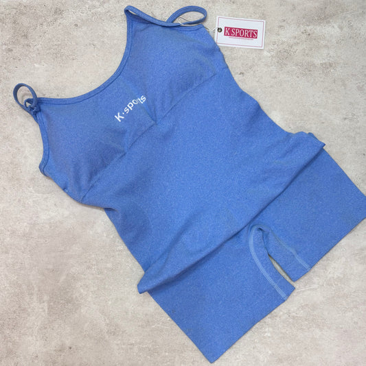 Body  Enterizo Seamless - Bloom Azul