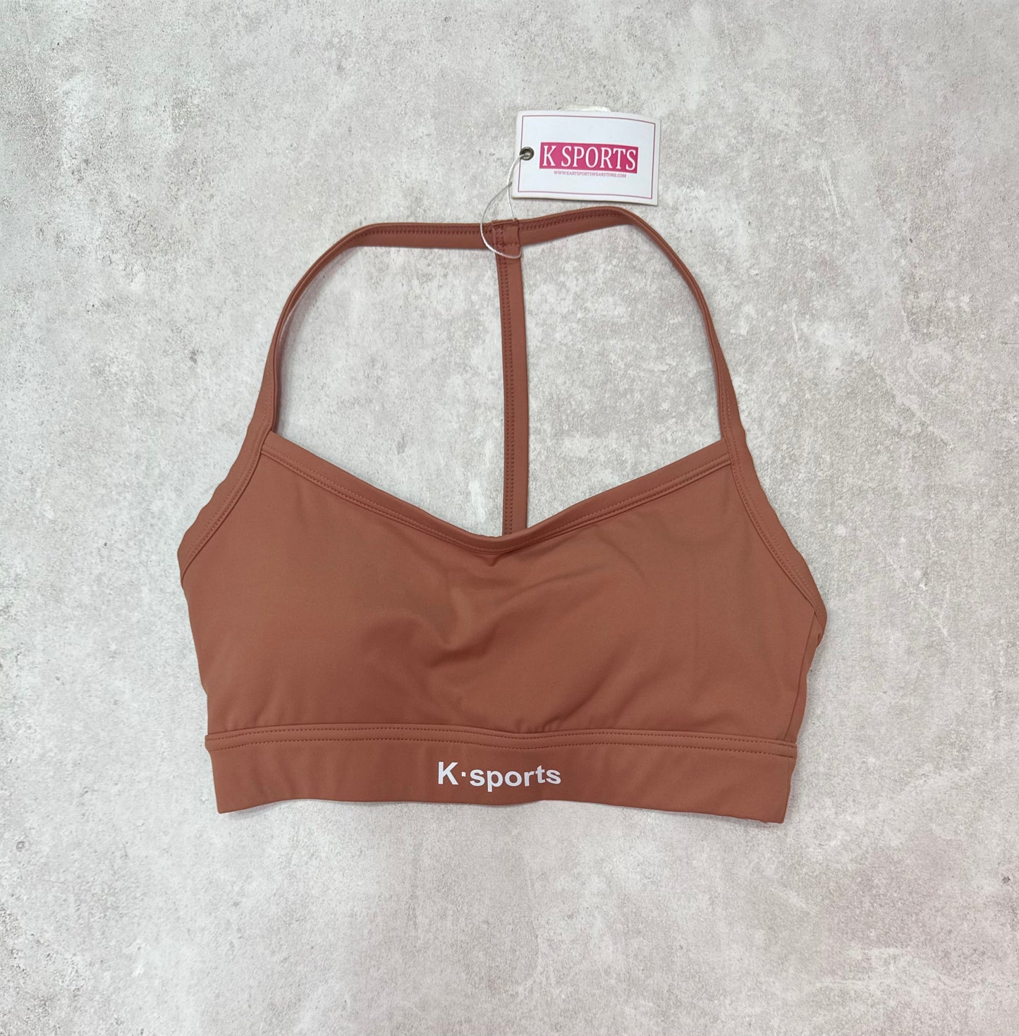 Top deportivo estilo Lulu-Capuchino