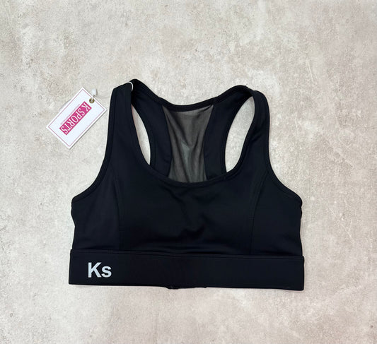ACTIVEWEAR  Top Diana de alto IMPACTO-Negro