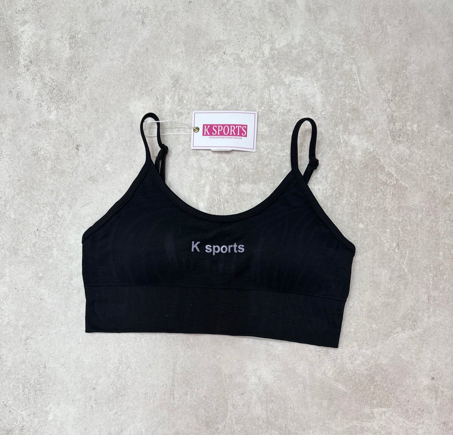 Top deportivo  Track- Negro