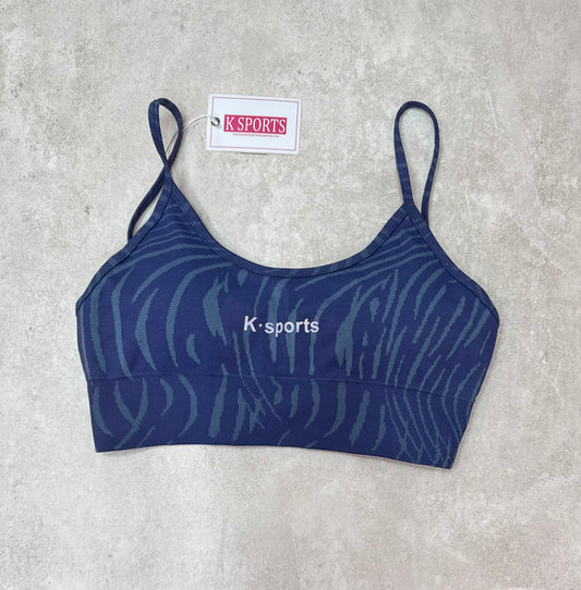 Top deportivo  Track- Azul