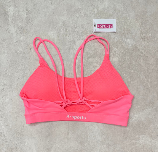 ACTIVEWEAR Top Deportivo al estilo Lulu- Coral Neon