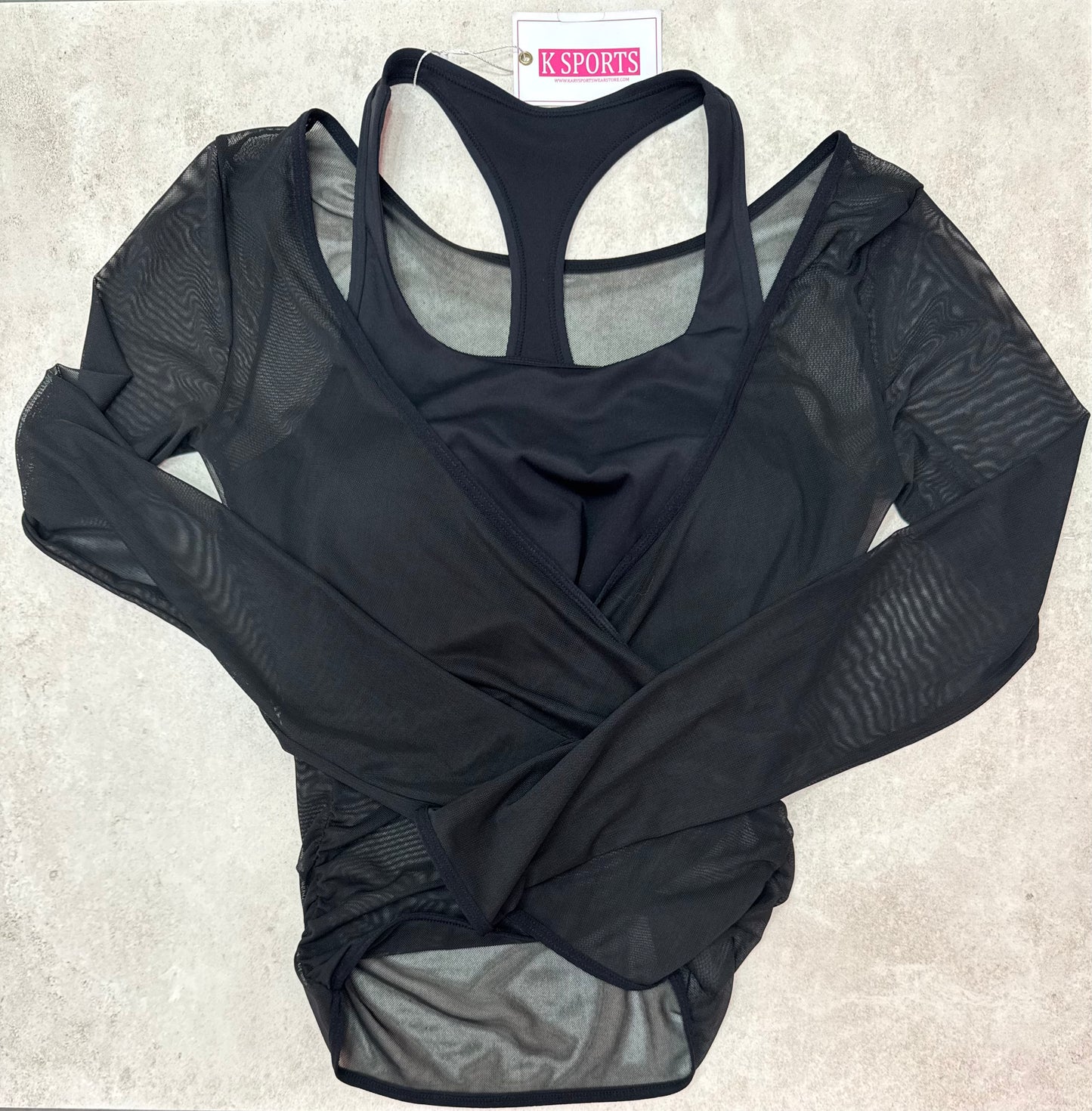 Top olimpic con mesh