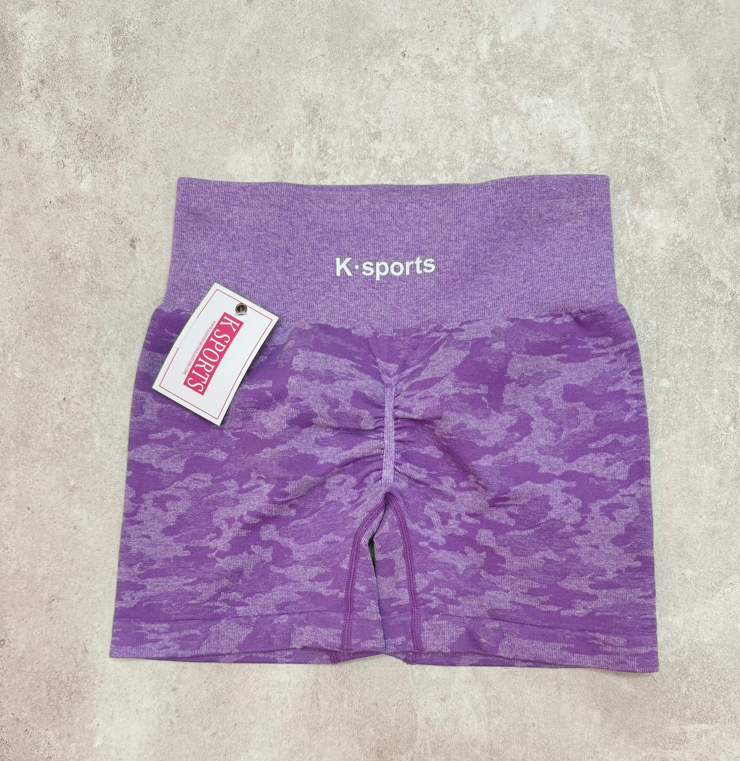 Shorts Camuflaje -lila