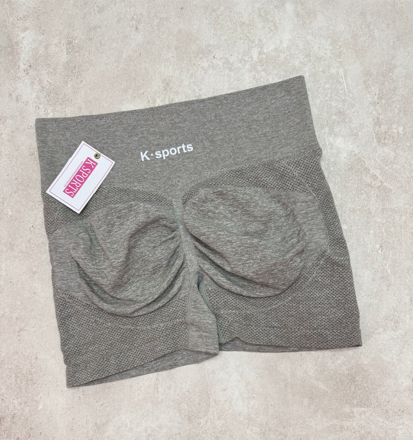 Shorts seamless Triple enfoque - Beige