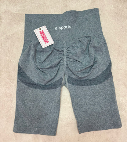 Shorts bikers Seamless- Gris Azulado