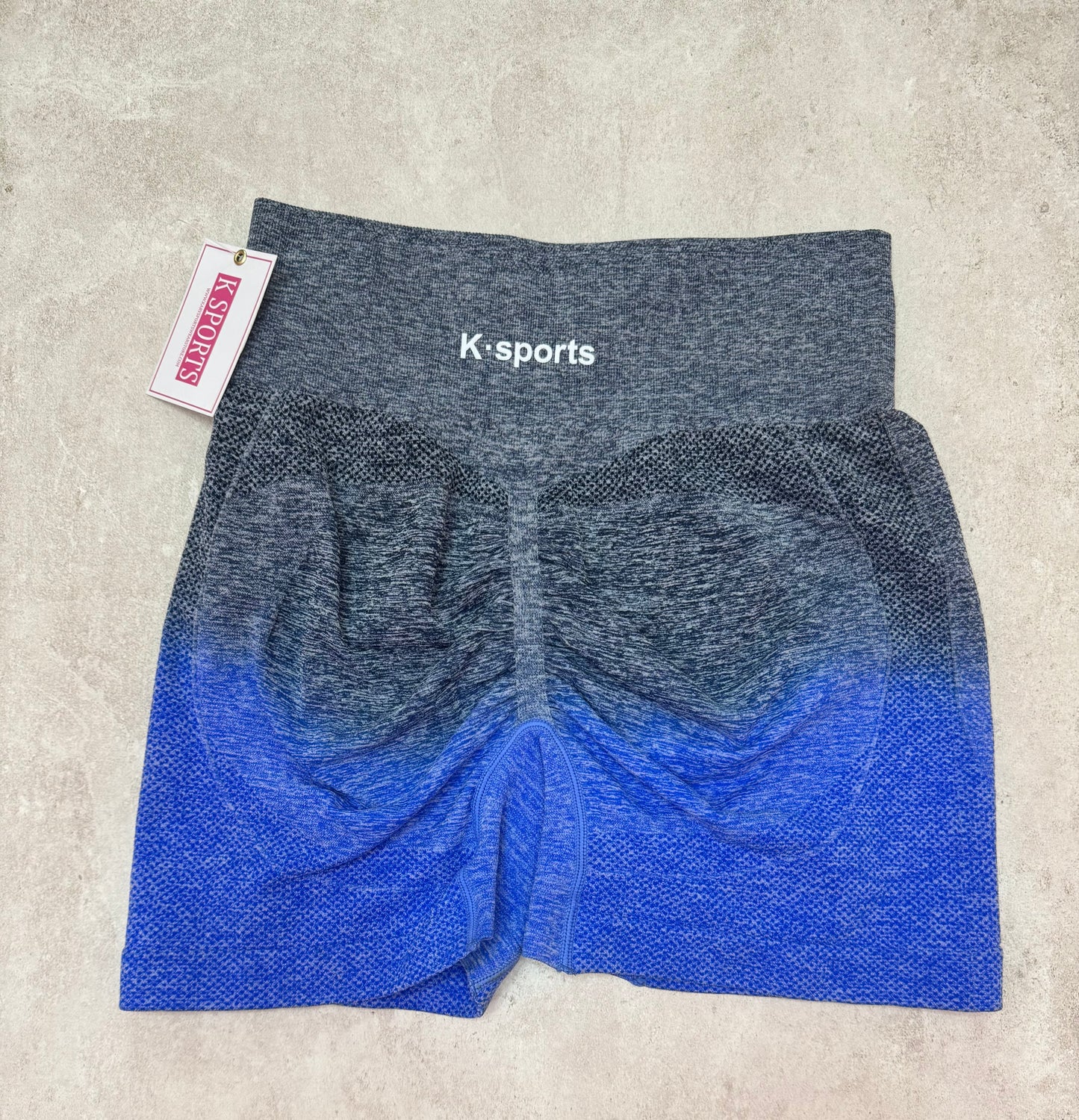 Shorts seamless Triple enfoque - Degradado Azul