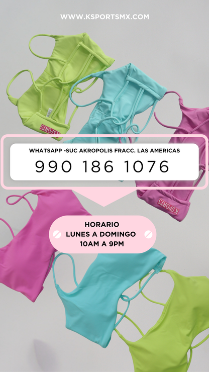 ACTIVEWEAR -SET BIKER - BABY BLUE